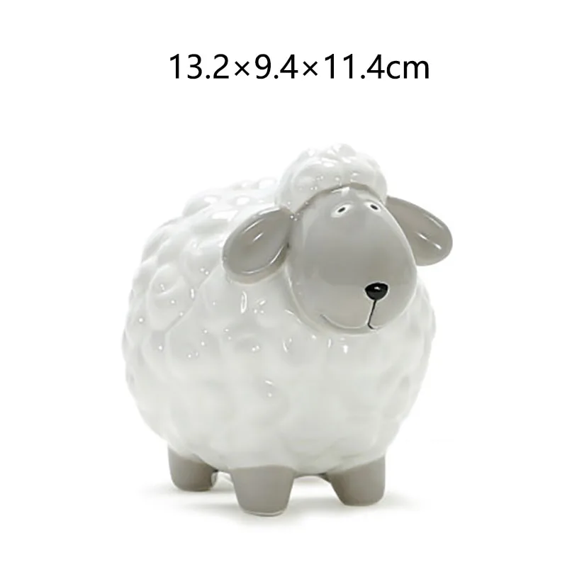 

Home Decoration Accessories Adornos Para Casa Ceramic Sheep Ornaments Nordic Creative Modern Simple Desktop Animal Furnishings