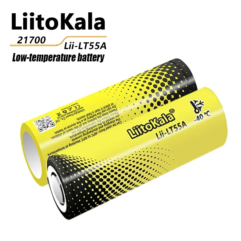 

1-20PCS LiitoKala Lii-LT55A 21700 5500mah Rechargeable Battery 3.7V 1C discharge High Power batteries For High-power Appliances