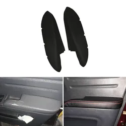 Car Microfiber Leather Accessories Door Armrest Panel Cover Sticker Trim For Honda Ridgeline 2009 2010 2011 2012 2013 2014