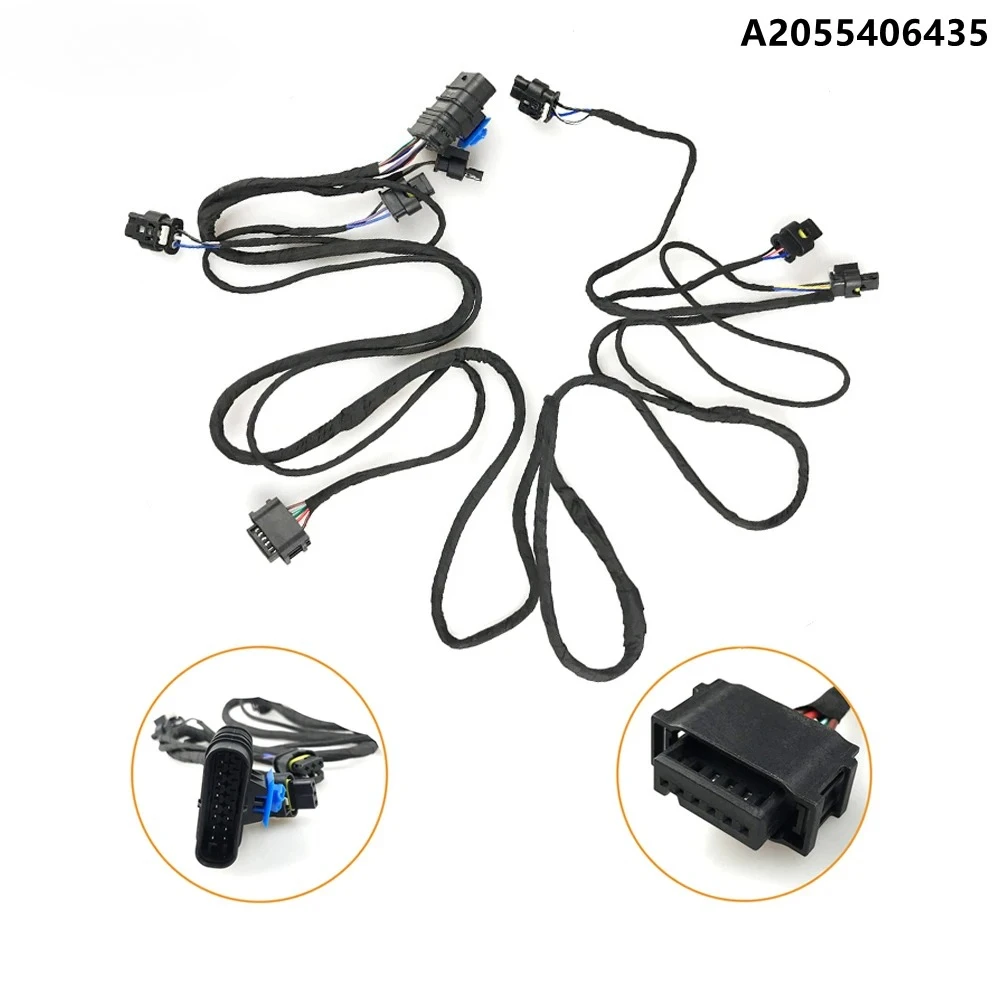 

Parking Aid System Wiring Harness Front Bumper For Mercedes-Benz C-Class W205 PDC Sensor Line Cable 2055406435 A2055406435