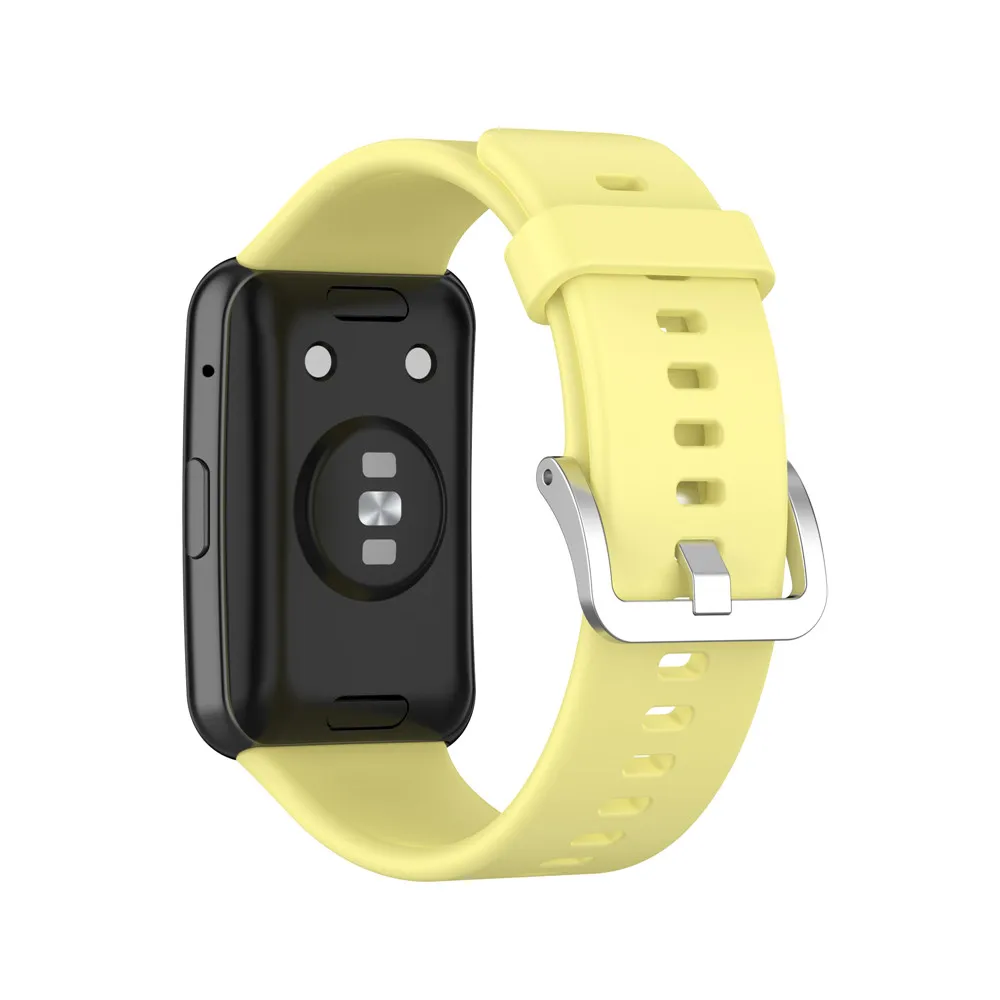 BEHUA Buntes Silikonarmband für Huawei Watch Fit Original Smartwatch-Zubehör, Handgelenksband mit Werkzeug, einfache Anpassung – Detail 31