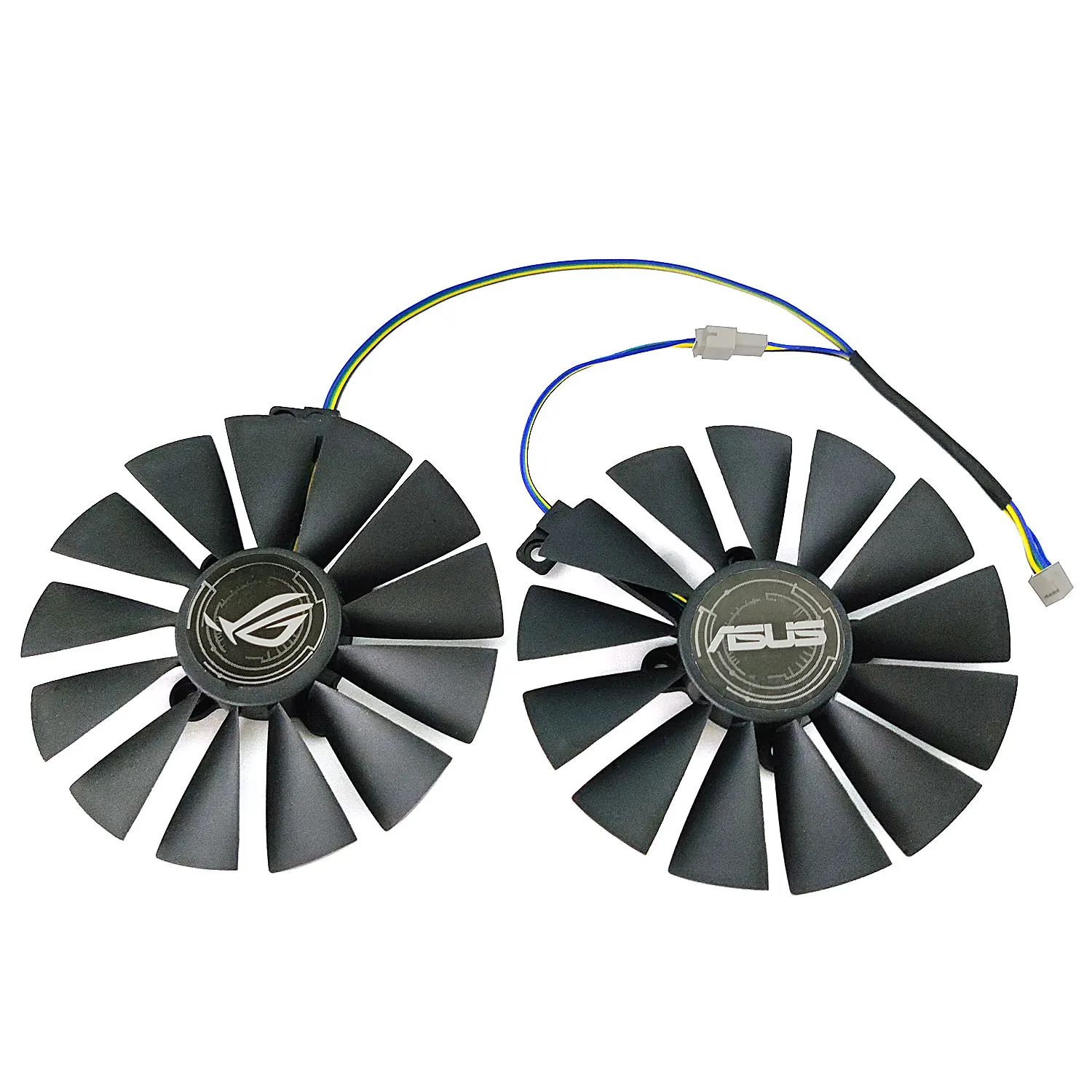 Nowy wentylator 2FAN 95MM T129215SM FDC10M12S9-C GTX 1050 GPU, dla ASUS RX 580 570 470,ASUS GTX 1070TI 1050TI 1050 karta graficzna wentylator chłodzący