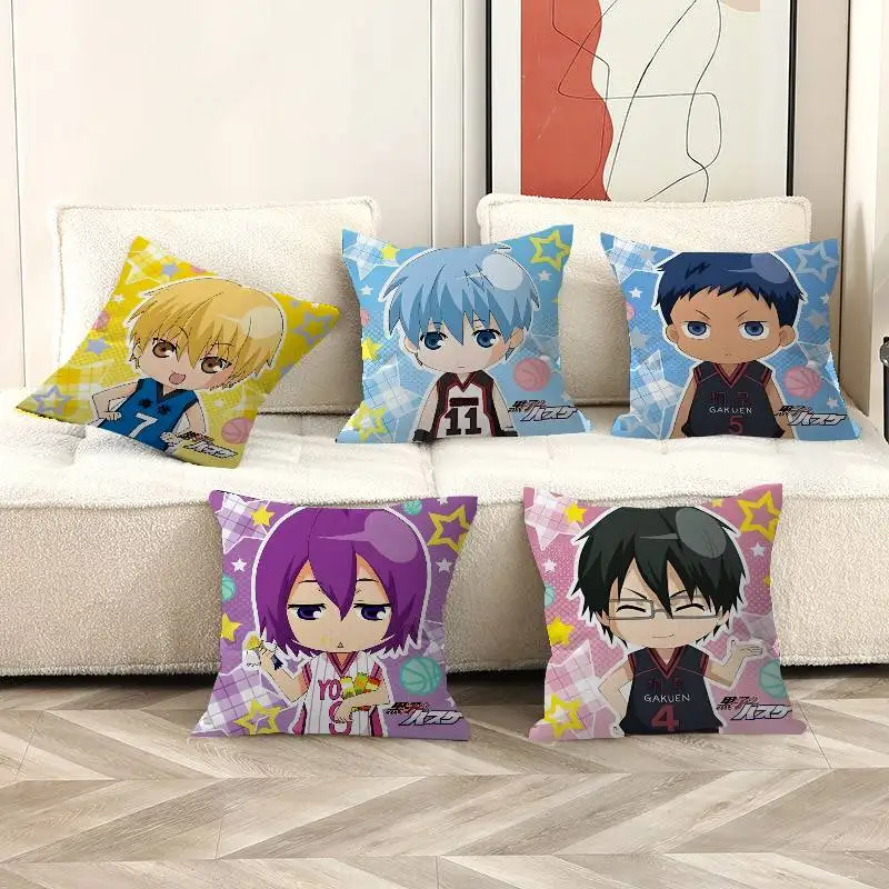 Kuroko No Basket 45*45cm Cushion Cover Pillow Cover Decor Pillowcase Home Pillowcase for Couch Pillow