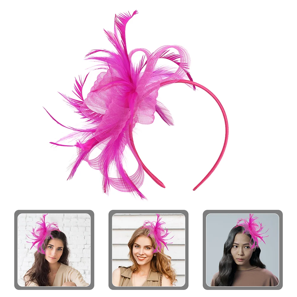 Chapeau de Tea Party en Maille pour Femme, Robe de Cocktail, Accessoires de Mariée