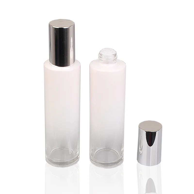 Flcopropriété Pulvérisateur Atomiseur à Pompe en Verre, Compte-Gouttes Portable, Pots à Crème, pour Voyage, Soins de la Peau, Emballage Cosmétique, 30-100ml