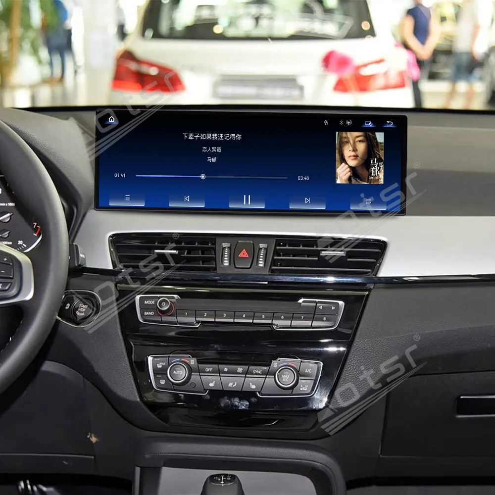 14.9 Inch Linux For BMW X1 F48 2016 2017 Wireless Apple CarPlay Android Auto HiCar Upgrade Original Car Mirror Link player
