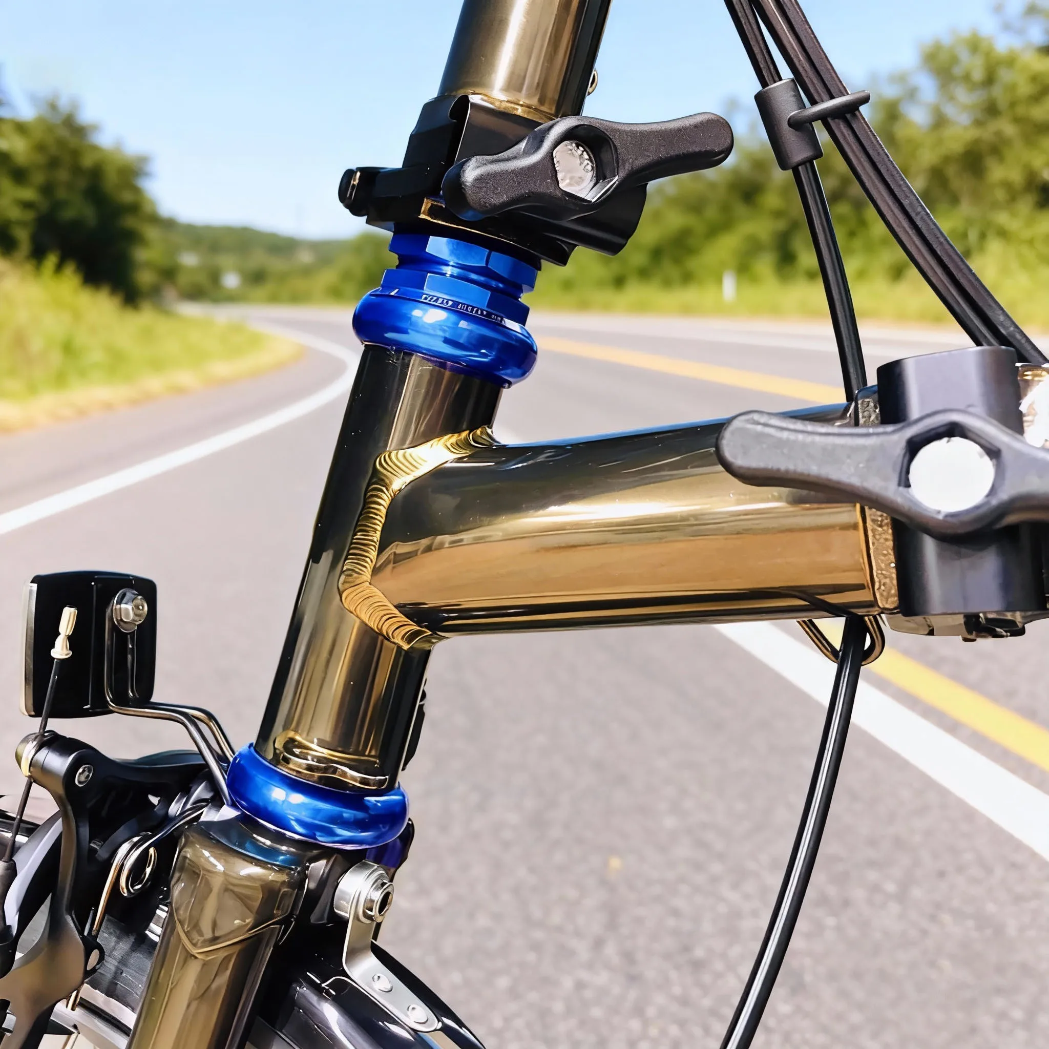 Geeignet für Brompton Faltradzubehör – modifiziertes Lagergewinde-Headset ec34 1-1/8 Headset für Brompton – Detail 1