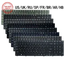 Clavier d'ordinateur portable pour ACER Aspire, US, UK, RU, SP, FR, eria, AR, HB, 5740, 5741, 5742, 5745, 5745G, 5750, 5810, 5820, Nouveau