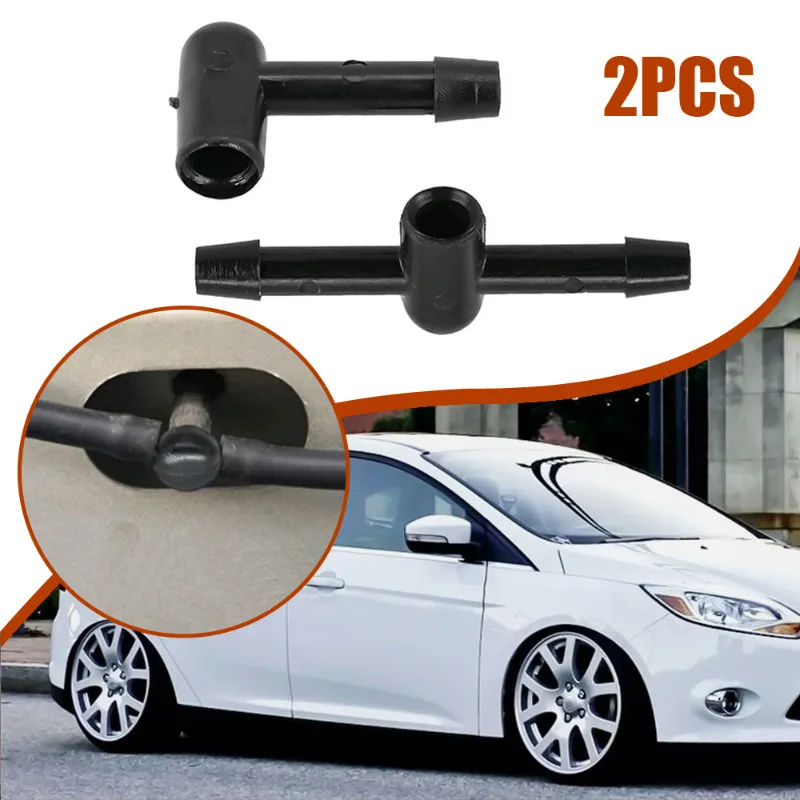 

2pcs Car Windshield Wiper Water Jet Nozzle Hose Connector Kit Car Accessories For Ford Foucs Mondeo C-max Fiesta 6680333 1300699