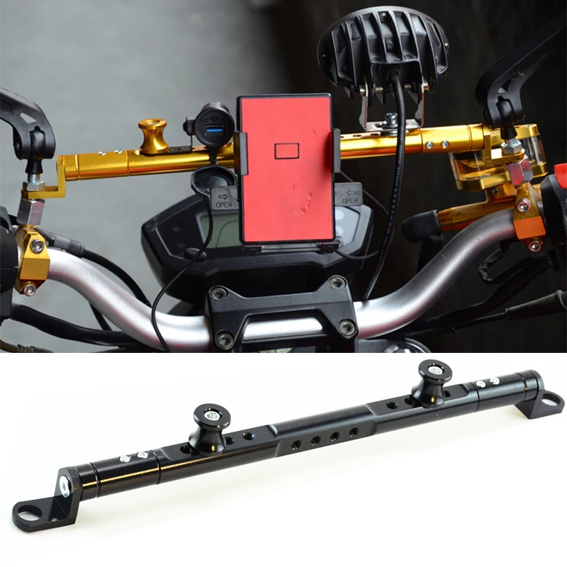 

Fit For YAMAHA NMAX155 NMAX125 NMAX 2017-2024 Motorcycle CNC Aluminum Alloy Mutifunctional Cross Bar Steering Balance Lever