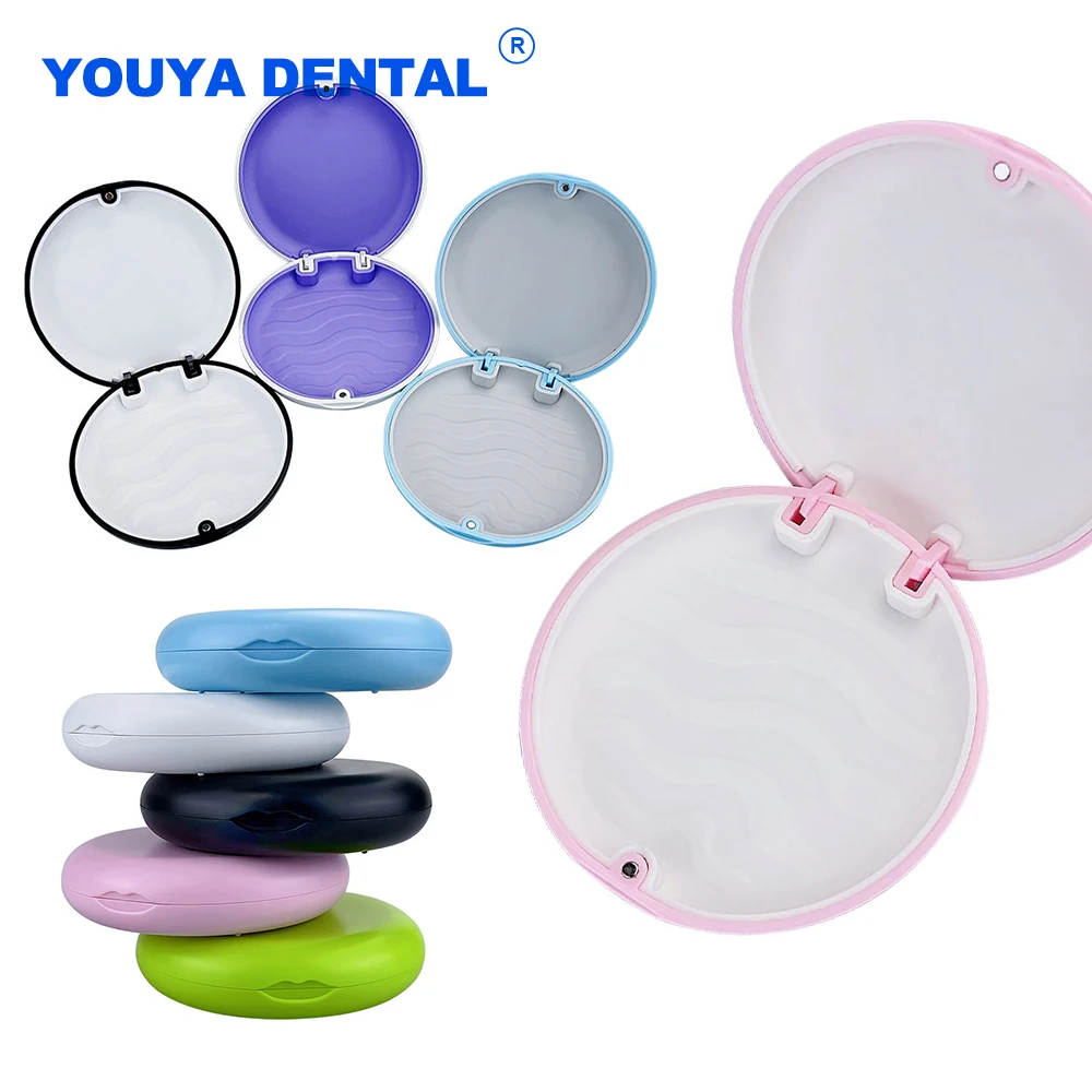 

Denture Retainer Dental Orthodontic Bath case Box Mouthguard Container Oral Hygiene False Braces Teeth Protective Case Organizer