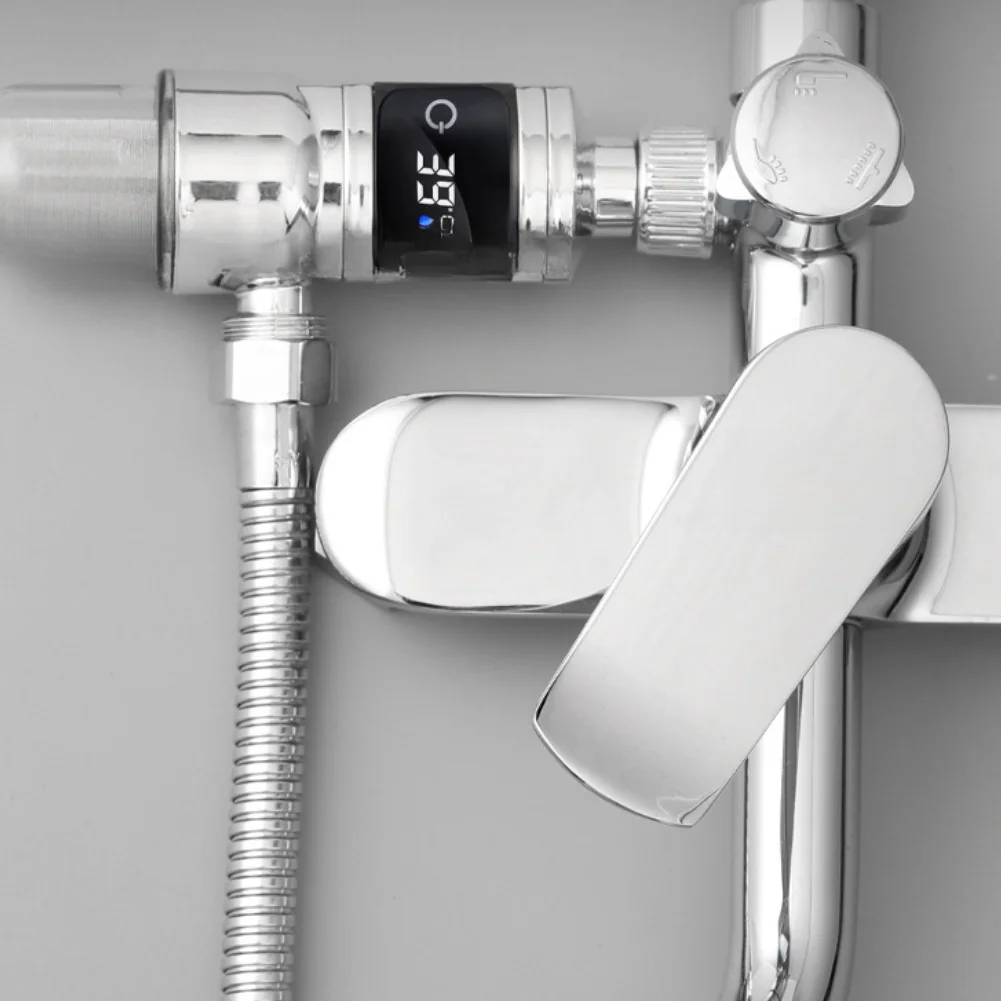 

LED Digital Display 1/2-Inch Temperature Filter For Tap Water Purification, Removes Impurities For Home & Kitchen Bathroom