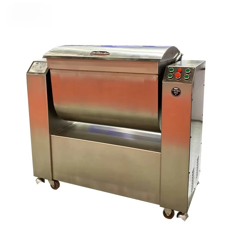 GOOPIKK Commercial Dough Mixer 75KG Kneading Capacity Pizza Bread Dough Mixer Horizontal Mixer Machine For Industrial