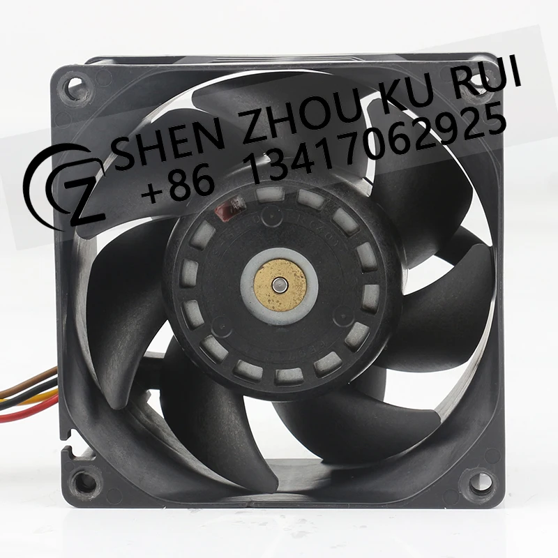 Sanyo 12 V Vierdraht 3,8 A 8038 80 x 80 x 38 mm 8 cm Hochgeschwindigkeits-Ultra-Stahl-PWM-Konverter 9GV0812P1G041 Lüfter