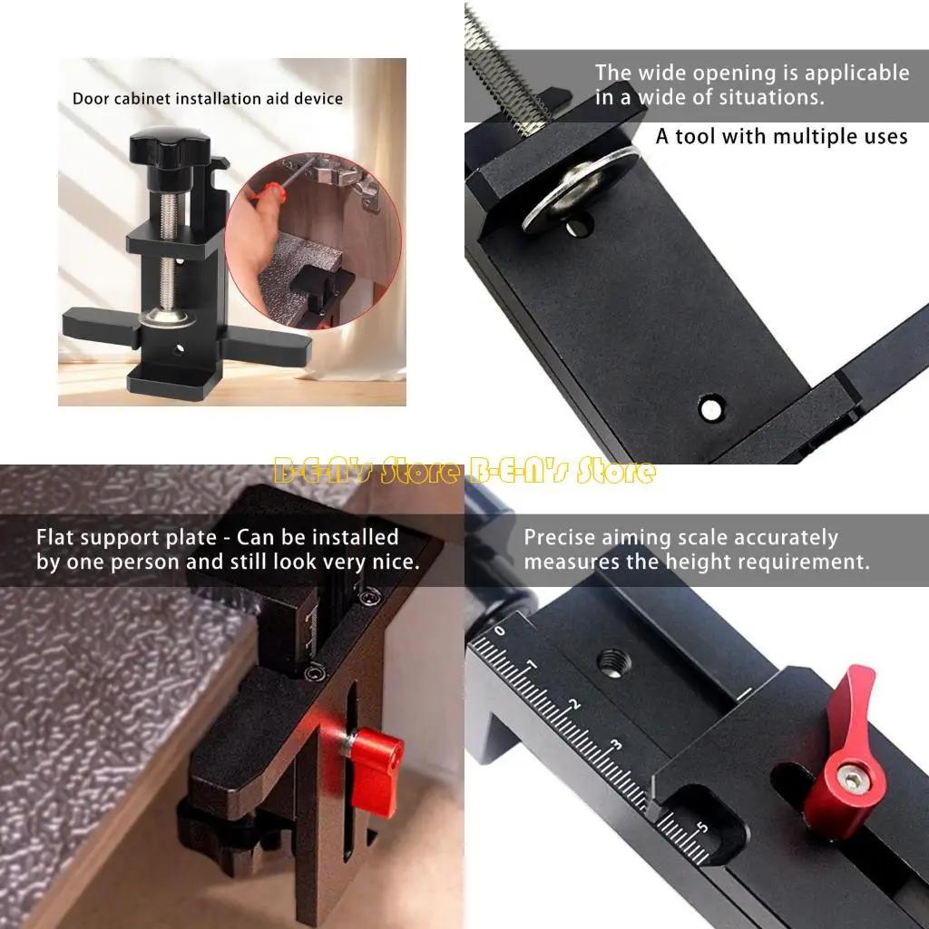 

Y1AD Professional High Strength Cabinet Door Mounting Jig Alignment Tool For Secure And Stable Installation Easy Adjustment