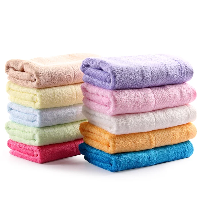 Quick Dry Customize Logo Available Hotel Ultra 6 pieces Soft Towels Bath 100% Cotton Towel Set