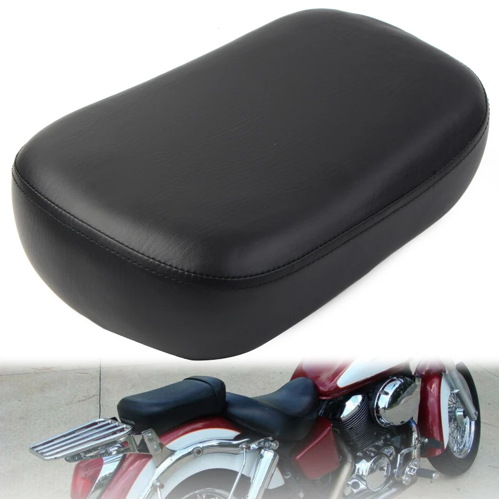 Motorcycle Rear Passenger Leather Pillion Seat For Honda Shadow Spirit ACE VT750 VT750C VT750CD 1998 1999 2000 2001 2002 2003