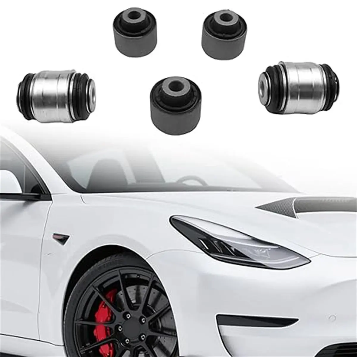 #82A Rear Steering Knuckle Bushing Kit for Tesla Model 3 Model Y,Rear Steering Knuckle Bushing,(Metal)