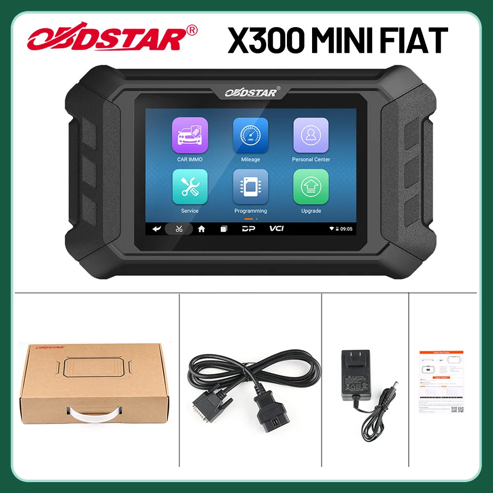 

OBDSTAR X300 MINI for FIAT Key Programmer and Cluster Calibration Free Upgrade for One Year