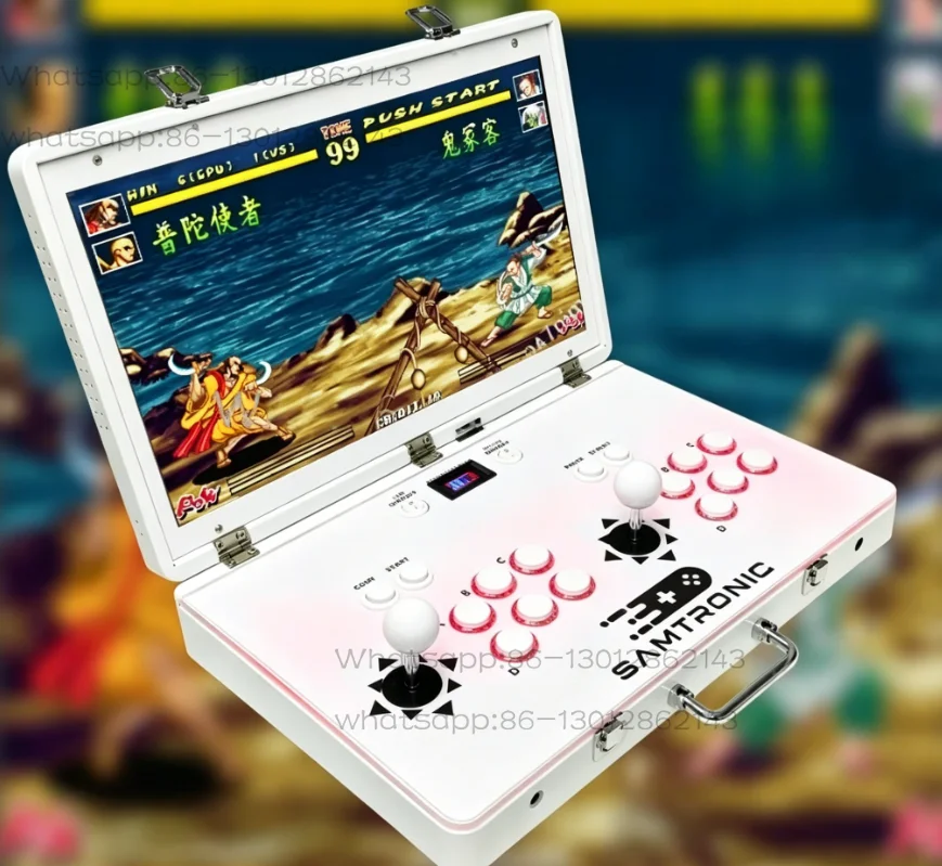 2025 new 21-inch screen arcade double desktop all-in-one joystick portable home game console