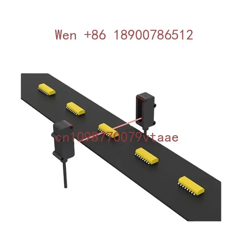 AkuSense 30cm Industrial Small Square Shaped Diffuse Reflection Type Photo Electric Sensor