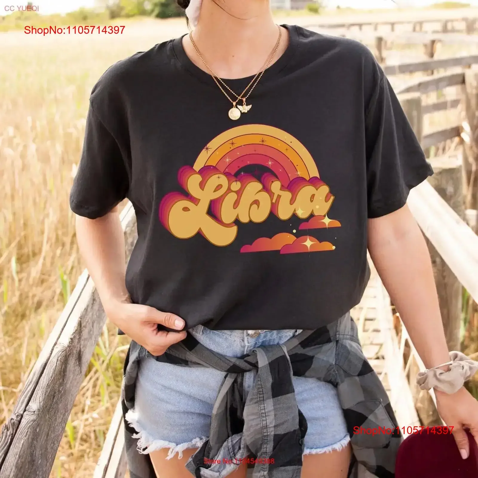 Libra Zodiac Sign T Shirt birthday tee gift astrology lover retro inspired vintage Washed Breathable Slightly Casual fashion