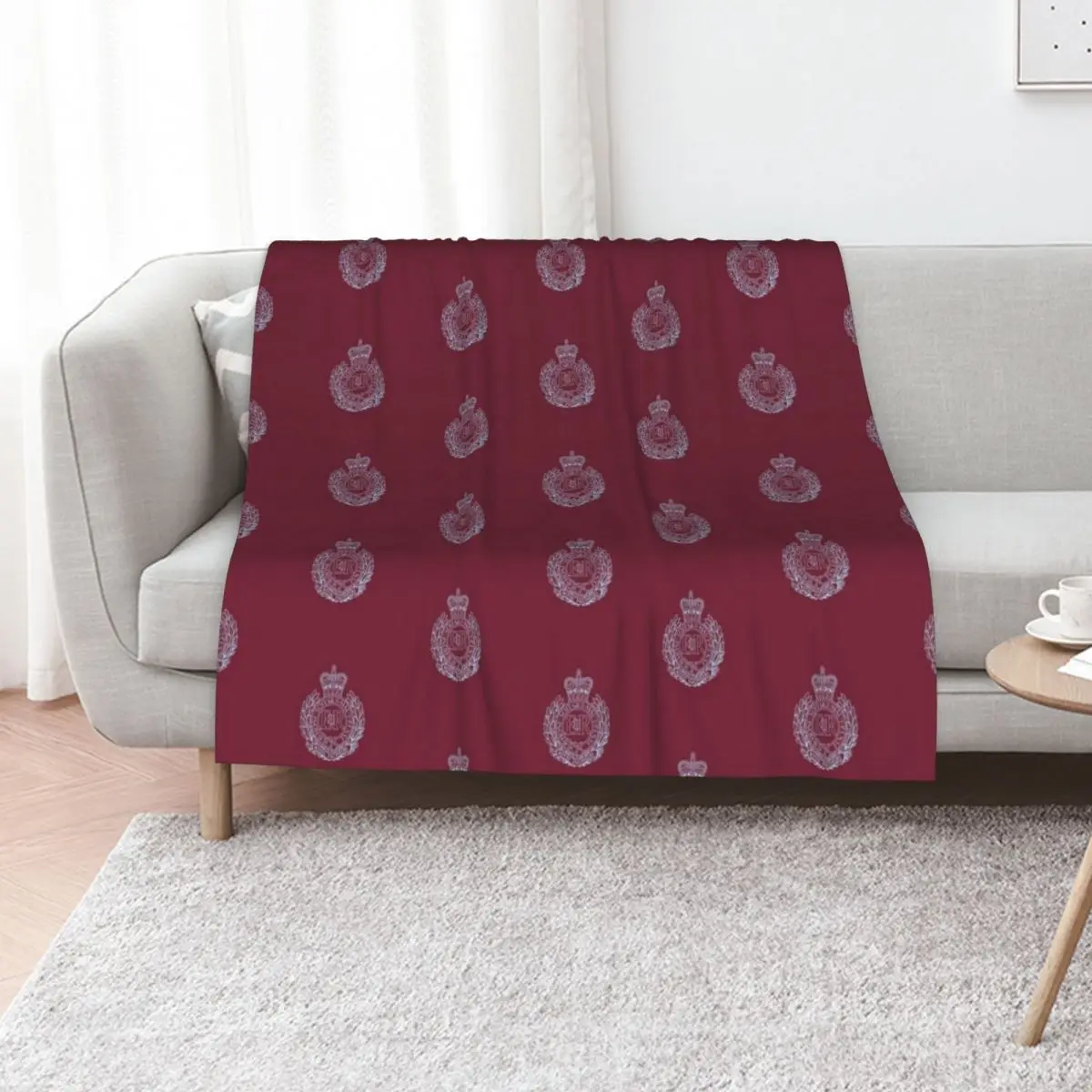 Royal Engineers Cap Badge - Airborne Throw Blanket Thermals For Travel halloween Bed Baby Heavy Luxury Designer Blankets