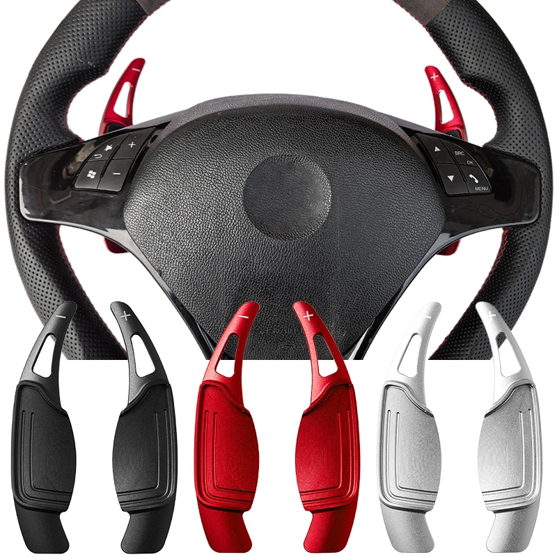 Car Steering Wheel Shift Paddle DSG Extension Shifter Gear Stickers For Alfa Romeo Giulietta MiTo 2011-2019 Fiat 500L 2013-2017