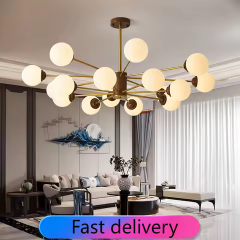 Candelabro LED nórdico minimalista - Luces colgantes de frijol mágico para sala de estar, dormitorio, restaurante, Hotel, iluminación decorativa interior