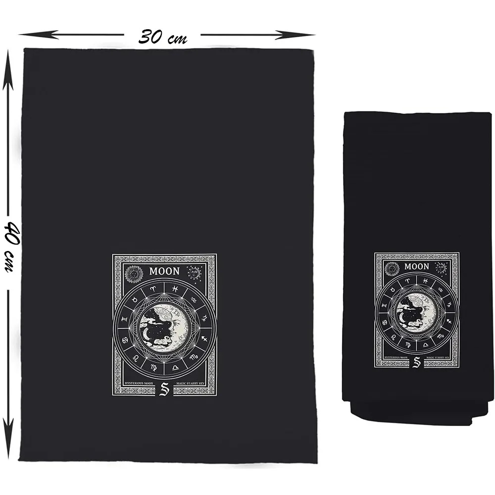 1 pcs Halloween Festival Kitchen Towel Goth Kitchen and Dishcloths Tarot Hand Towel for party home decor supplies favors gifts