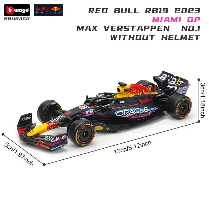 Bburago 1:43 Mercedes W14 Red Bull RB19 Ferrari SF23 Alpine A523 Alfa C43 F1 Model Formula Car Static Simulation Diecast Racing