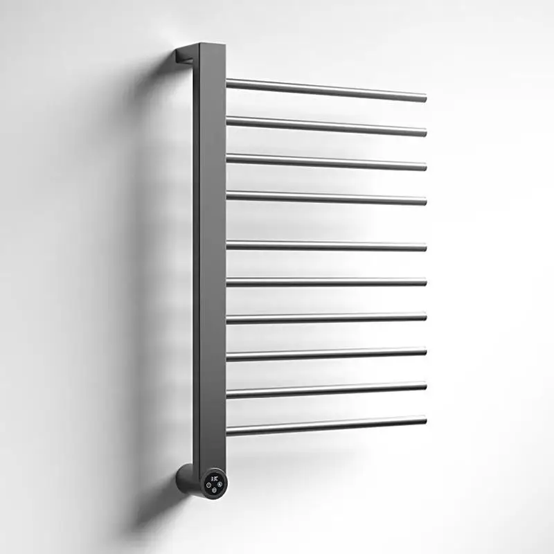 Bathroom smart electric towel rack, small towel heating rack, drying floor towel rack