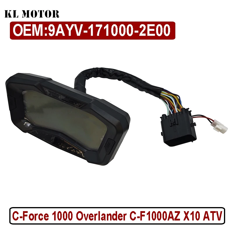 Original LCD Dashboard Speedometer Meter Digital Dash 9AYV-171000-2E00 for CF CF1000AZ CF1000AU 1000 X10 ATV Quad