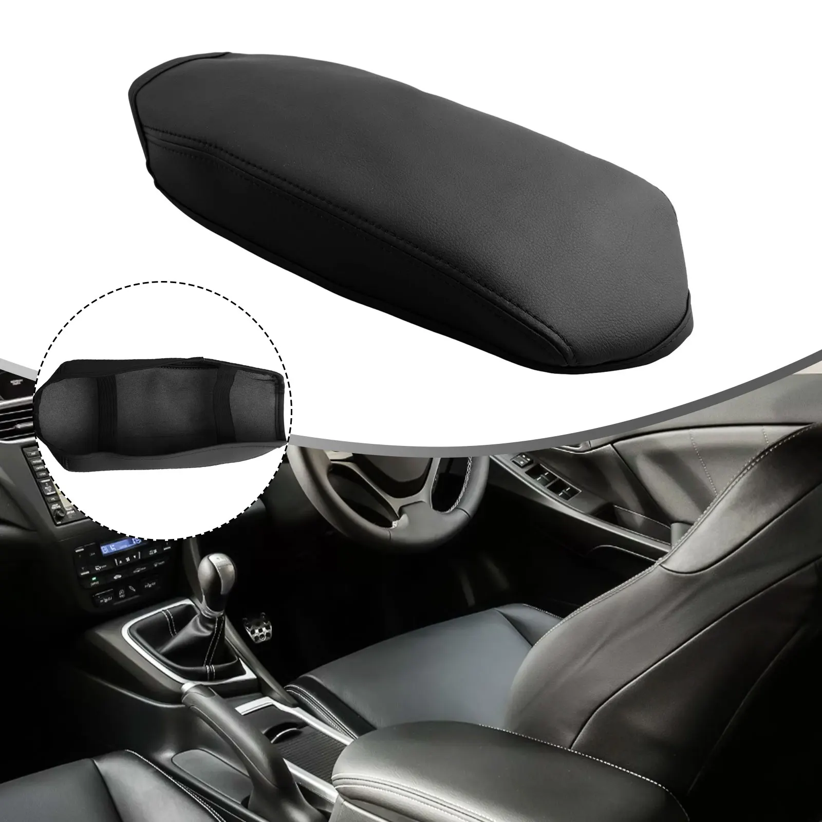 

Совершенно новый чехол на подлокотник для Honda Civic, легкая крышка из микрофибры, детали из искусственной кожи, практичная кожа, 1 шт.