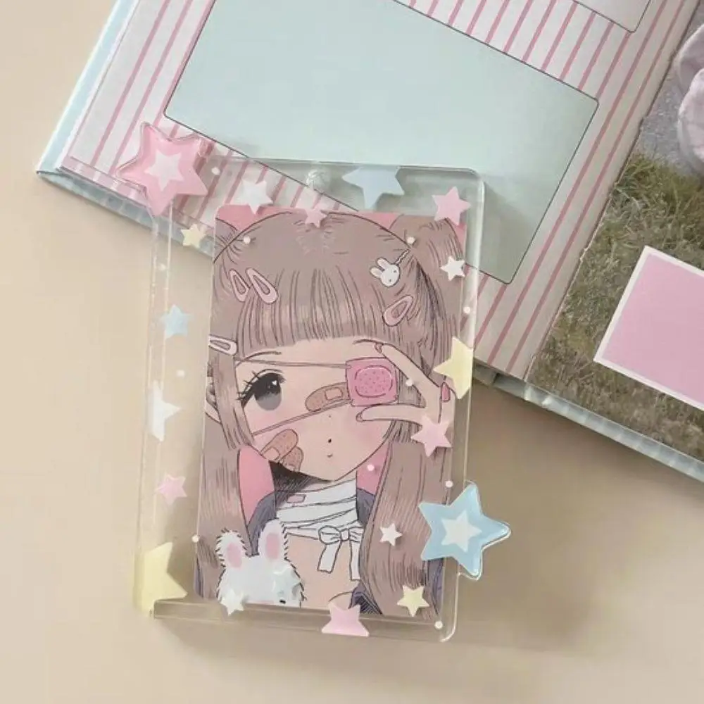 Transparent 3 Inch Kpop Photocard 3 Inch INS Style Idol Protective Case Meal Card Public Transport Card Protector Holder