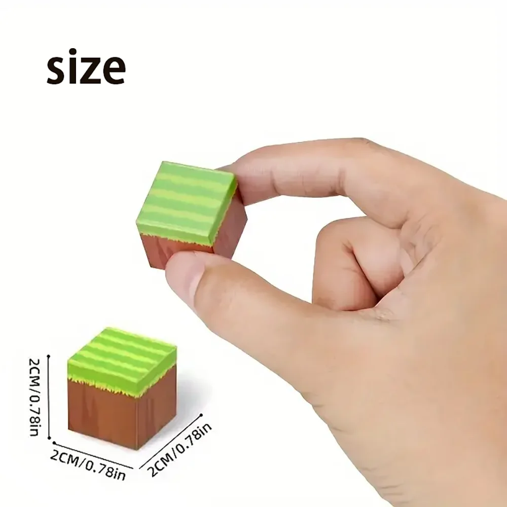Magnetic Building Block Bricks Toy Mine World Stacking Creative Random Block Figures Boxed STEM Educational Kids Boy Girls Gift view 6