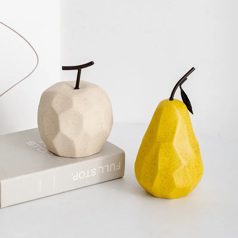 

Ceramic geometric fruit wabi-sabi ornament modern living room desktop
