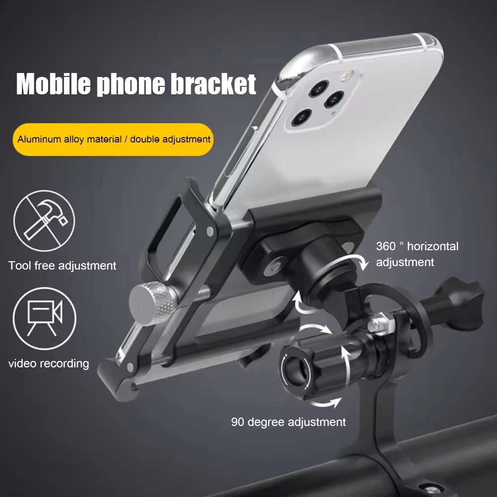 GUB Plus 15 Aluminum Alloy Bicycle Phone Holder Rotatable Adjustable MTB Handlebar Stand Mount Motorcycle Bike Phone Bracket