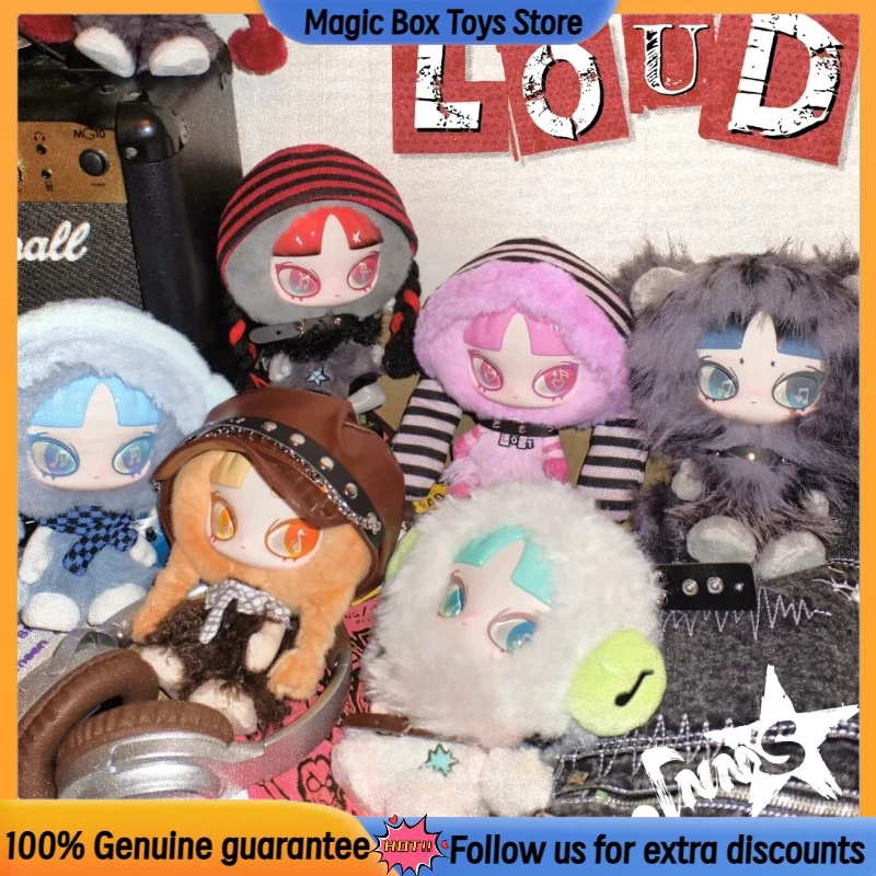 

Оригинальные плюшевые игрушки-сюрпризы Inn Play Loud Series в виниловых коробках, милые подвески для сумок, коллекционные куклы Inn, загадочные коробки, украшения, подарок на день рождения