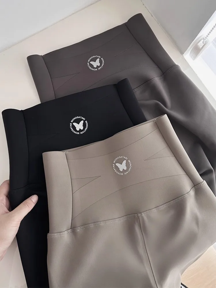 

Женские леггинсы для йоги с высокой талией, утягивающие живот, с эффектом подтяжки ягодиц, эластичные, больших размеров, повседневные, длинные