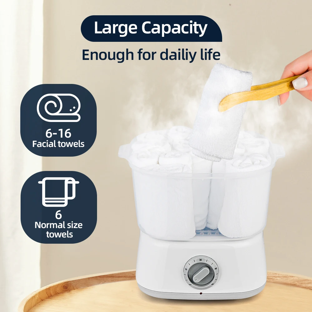 Hot Towel Steamer Machine Towel Warmer Heater Facial Steamer Cabinet Spa Salon Equipment Steam Heating Beauty Care Tool