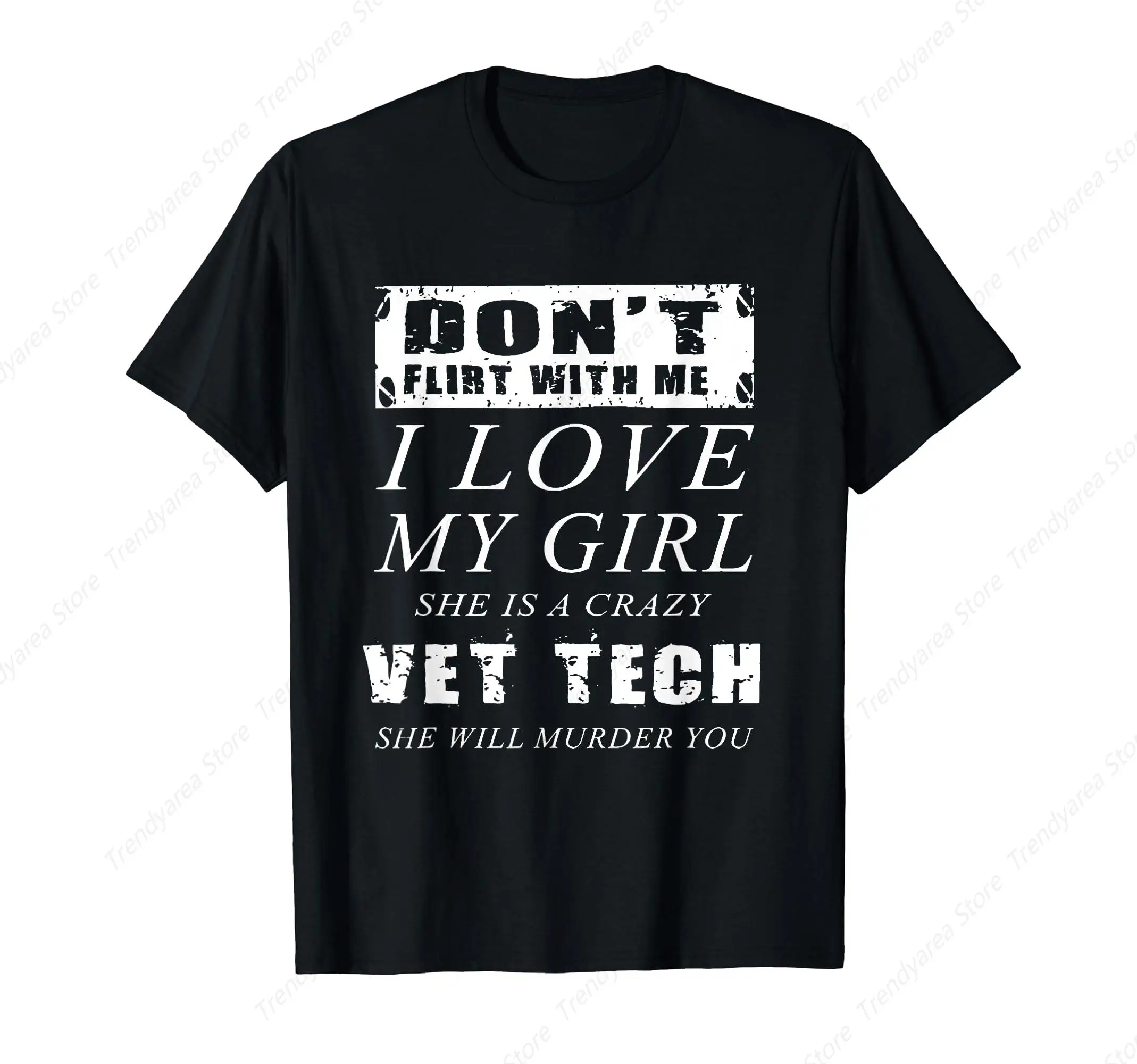 Don't Flirt With Me T-Shirt for Men Cotton 100% Summer Tops Women