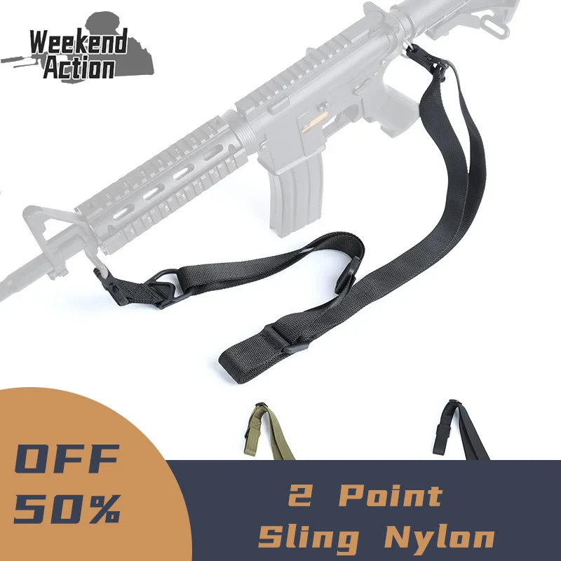 

WADSN MS3 Tactical Gun Sling 2 Point Bungee Airsoft Rifle Strapping Belt Shooting QD Buckle Strap Hunting Accessory