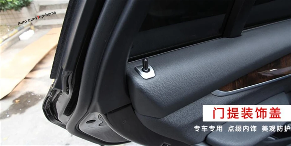 

Yimaautotrims Matte Interior Refit For BMW X5 F15 2014 - 2018 / X6 F16 2015 - 2018 Car Door Lock Pins Sticker Sequins Cover Trim