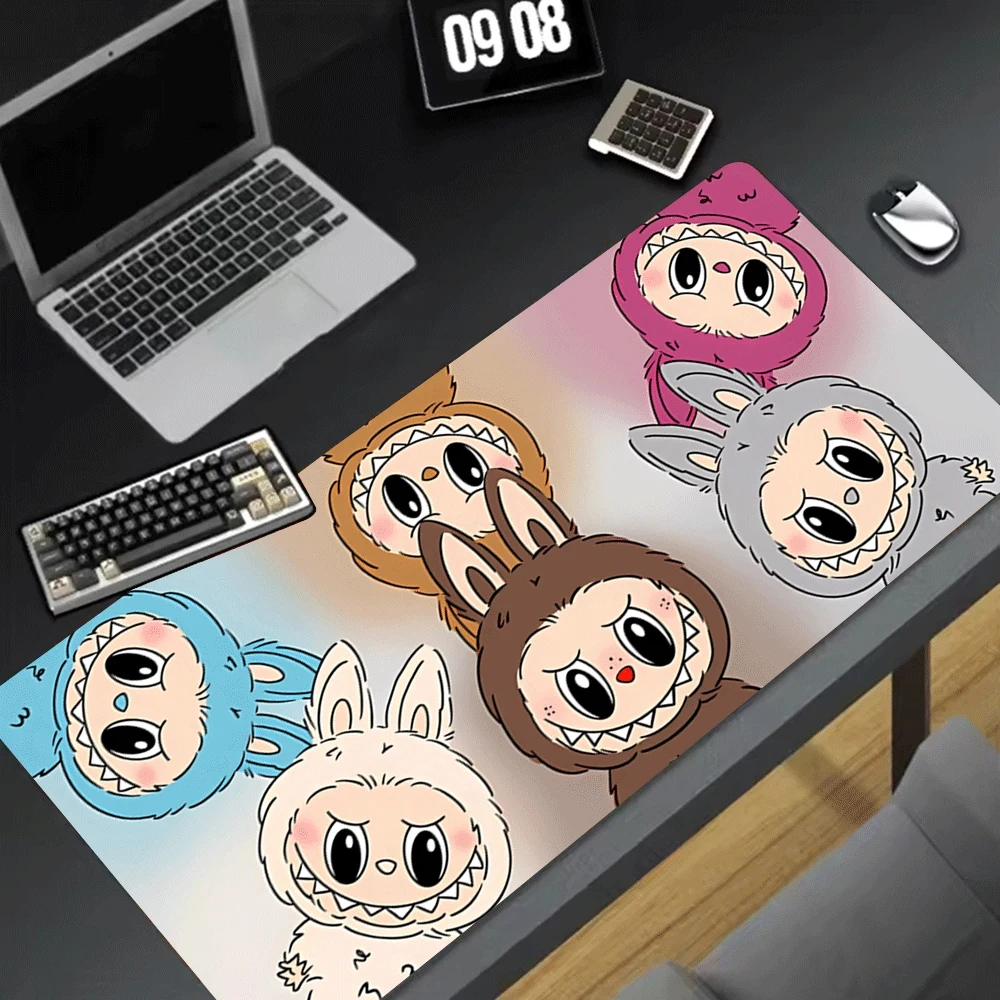 

Labubu Desk Pads Accessories Boy Girl Mouse Pads New Labubu Extra Large Suitable for Office and Gaming Labubu Anime