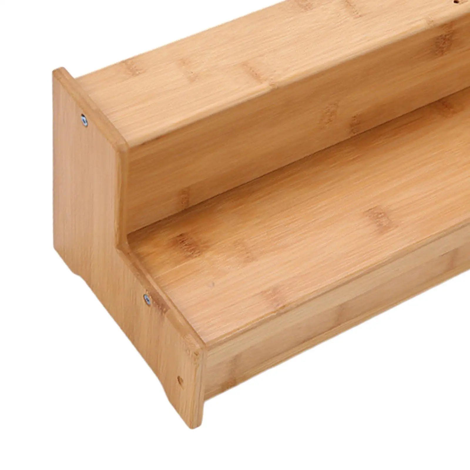 2 Tier Wooden Display Stand Collection Decoration Teaware Holder Shelf