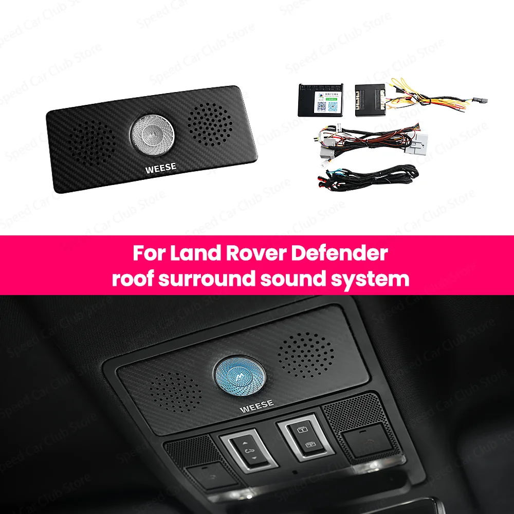 WEESE LED Roof Speaker Ambient Light for Land Rover Defender 90 110 130 (2020-2026) Vehicle Interior Lighting Accessory