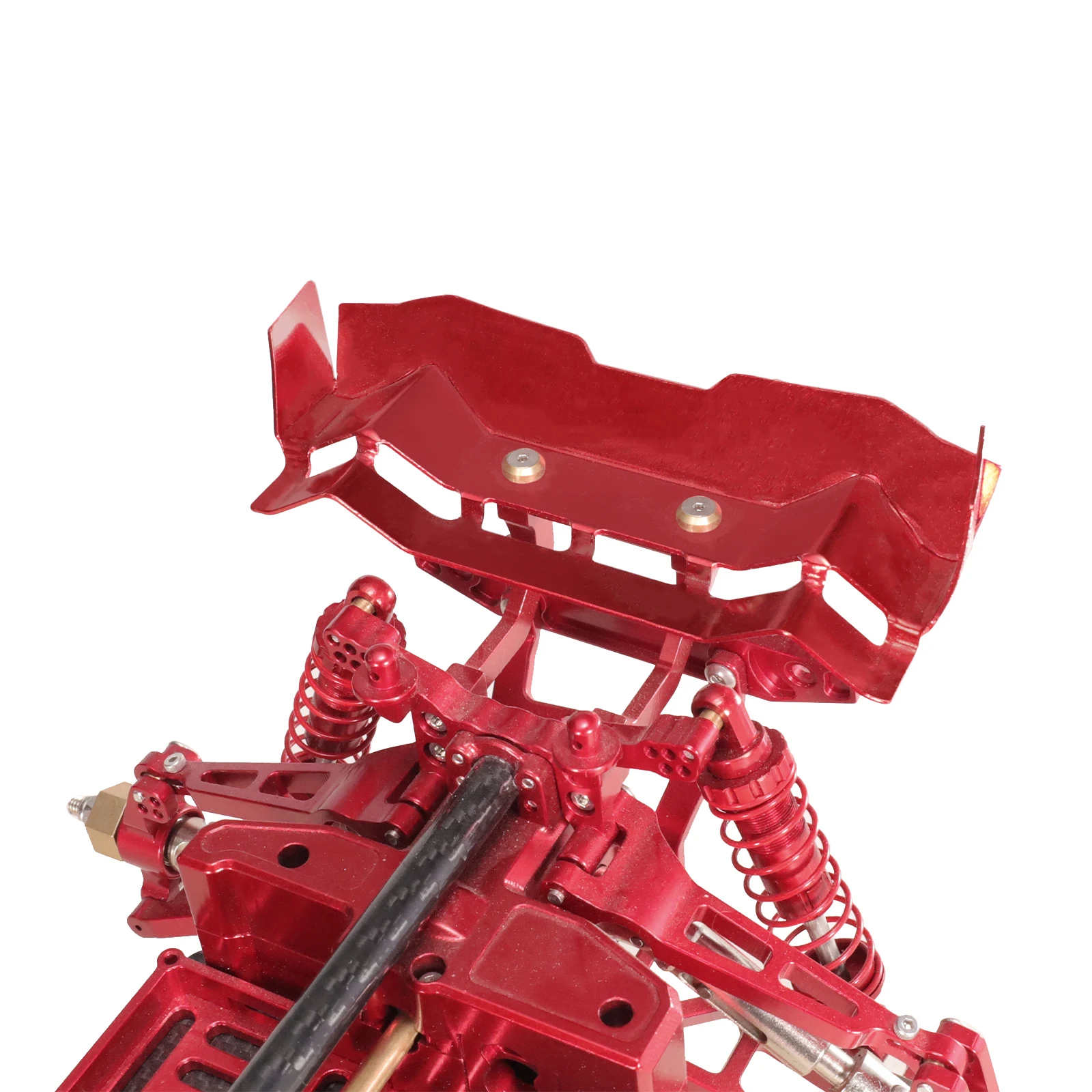 1/14 mjx 14209 14210 liga de alumínio asa traseira spoilers do carro para 1412a 14210 rc carro metal atualizado peças acessórios