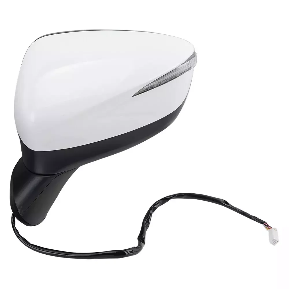 Car Left Door Rearview Mirror Assembly For Mazda CX-5 CX5 2015 2016 2017 Wing Mirror Power Fold Heated Turn Signal