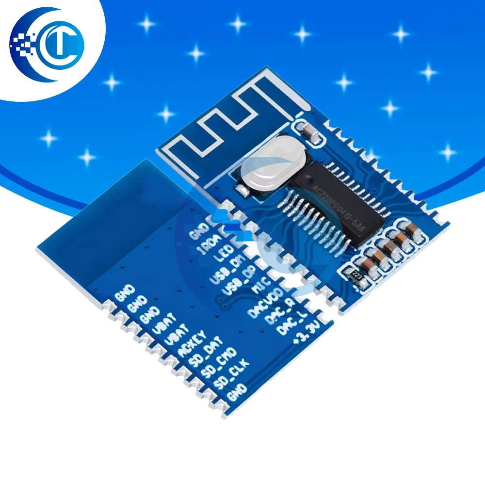 Bluetooth 5.0 HiFi Stereo Audio Receiver Module, Wireless Sound Receive Circuit Board, 1 to 5Pcs Optional for DIY Audio Projects